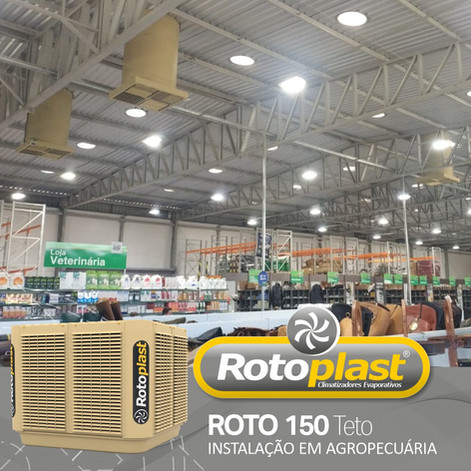 Climatizador Rotoplast Roto 150 Teto — Agro
