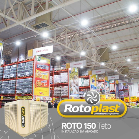 Climatizador Rotoplast Roto 150 Teto — Atacado