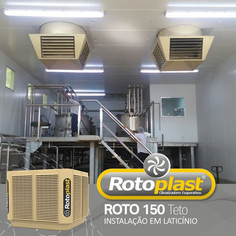 Climatizador Rotoplast Roto 150 Teto — Laticínio